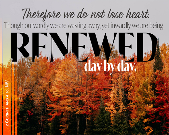 2 Corinthians 4:16 NIV
