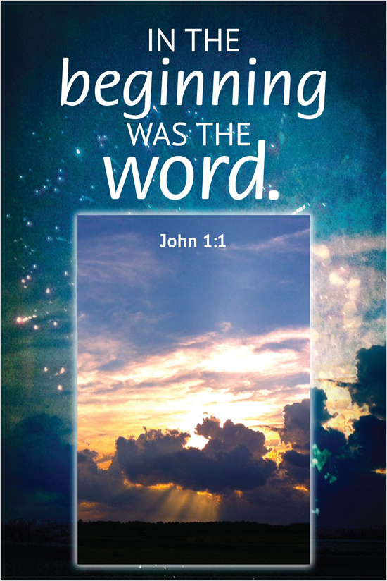 In the beginning was The Word